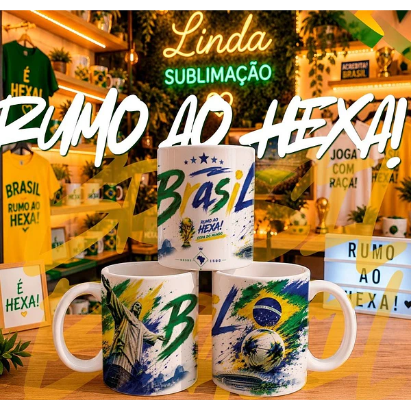 17 Artes para Caneca Copa do Mundo 2026 Arquivo em Jpg
