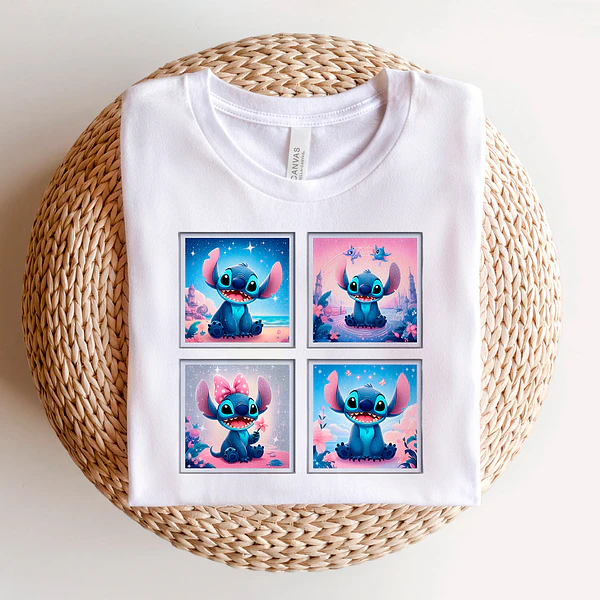 27 Artes para Camisa Disney Glitter Arquivo em Png