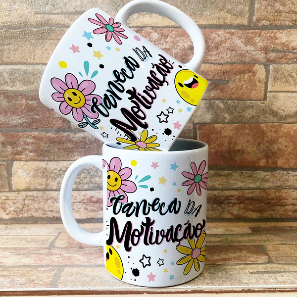 5 Artes para Caneca Frases Positivas Arquivo Editável