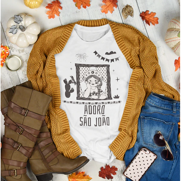 8 Artes para Camisa São João Festa Junina Arquivo Editável