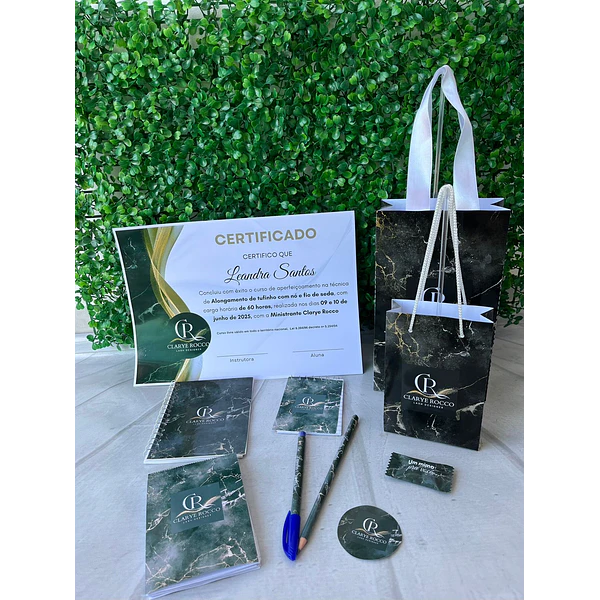 Arquivos para Kit Curso, Certificado, Caneta Arquivo Editável