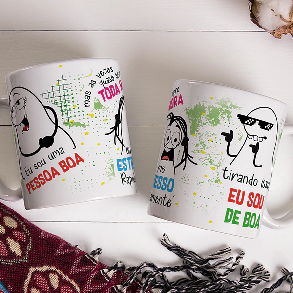 Arte Caneca Eu Sou uma Pessoa Boa Mas as vezes quase sempre toda hora eu me estresso rapidamente
