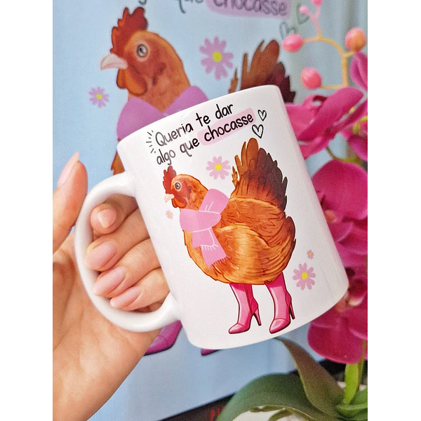 Arte Caneca Queria te dar algo que chocasse em Jpg