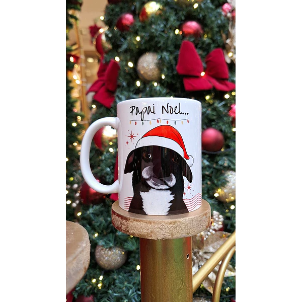 Arte Caneca Querido Papai Noel, terapia não é suficiente, precisava de dinheiro em Jpg