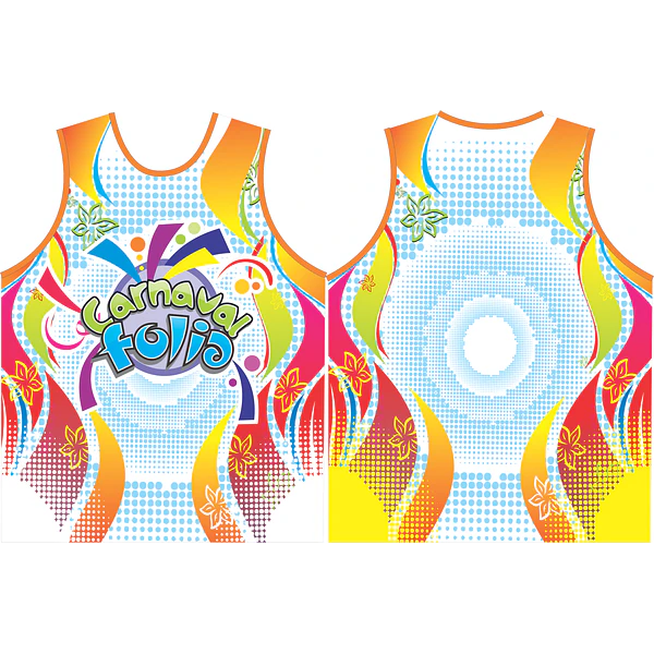 Arte Modelo de Abada Carnaval Mix Arquivo Editável Vetor Abadás Template