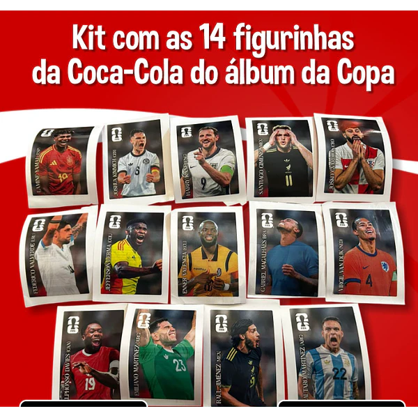 Coleção Coca-Cola Copa 2026: 14 Figurinhas Exclusivas em PDF