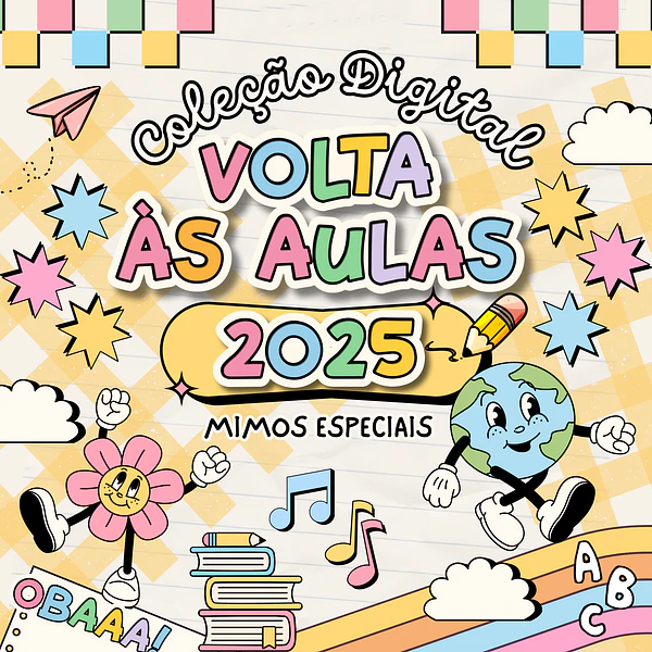 Kit Digital Volta as aulas mais Mimos em Png